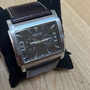 Kenneth Cole Reaction Silver and Brown Watch